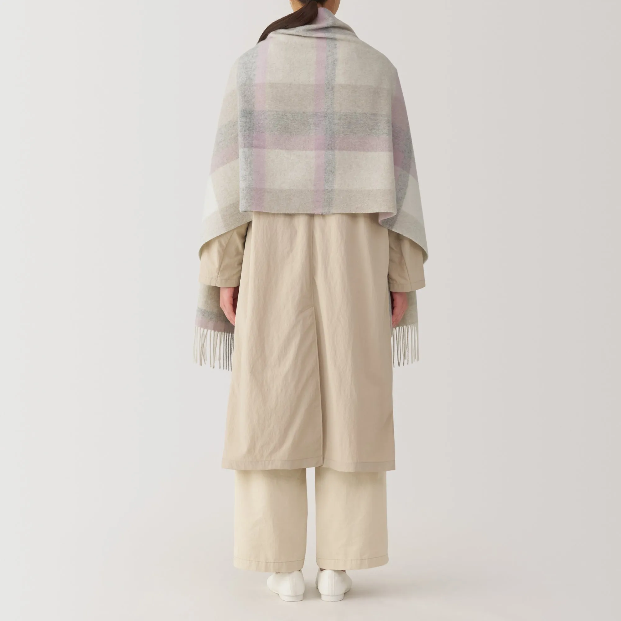 Wool Blanket Patterned Stole