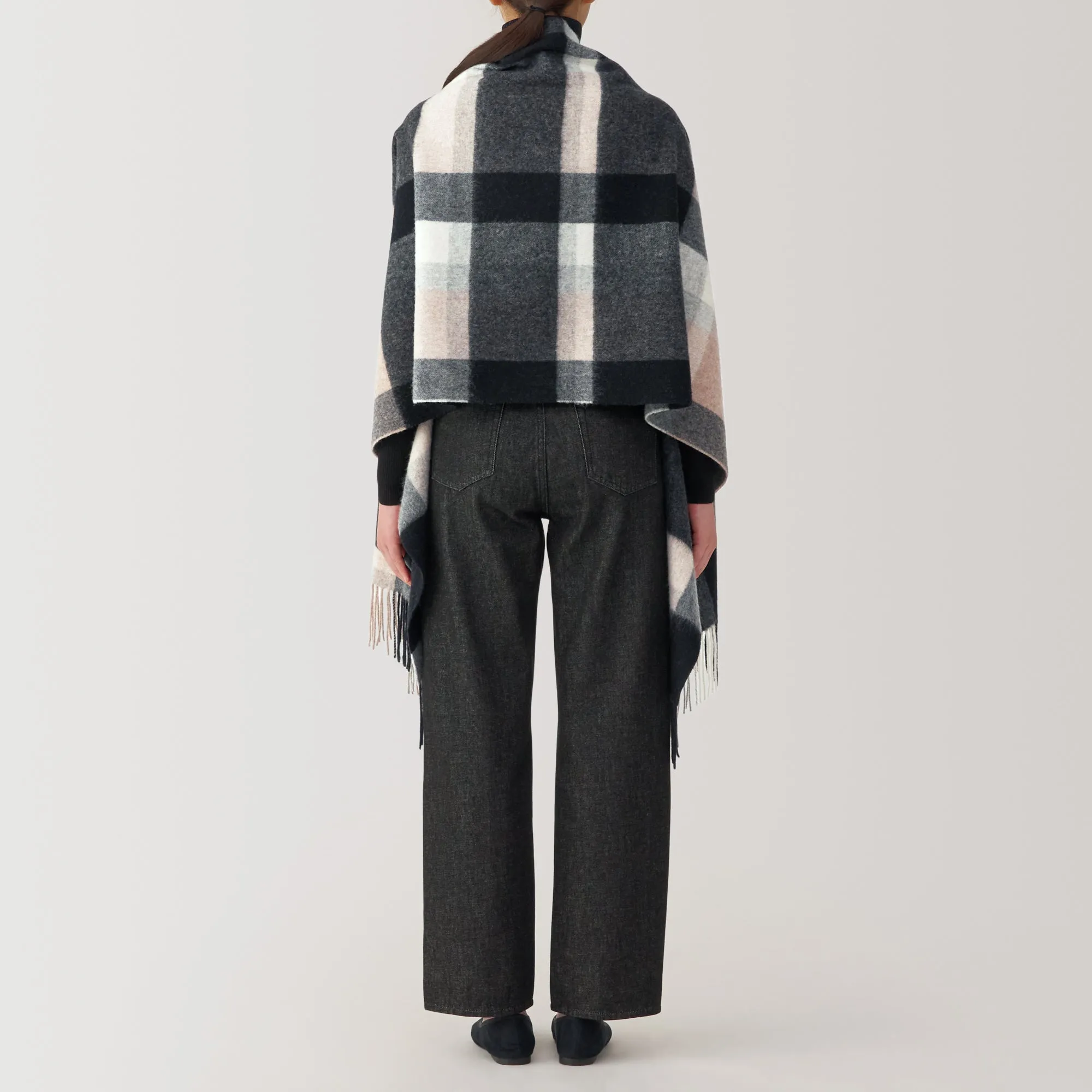 Wool Blanket Patterned Stole