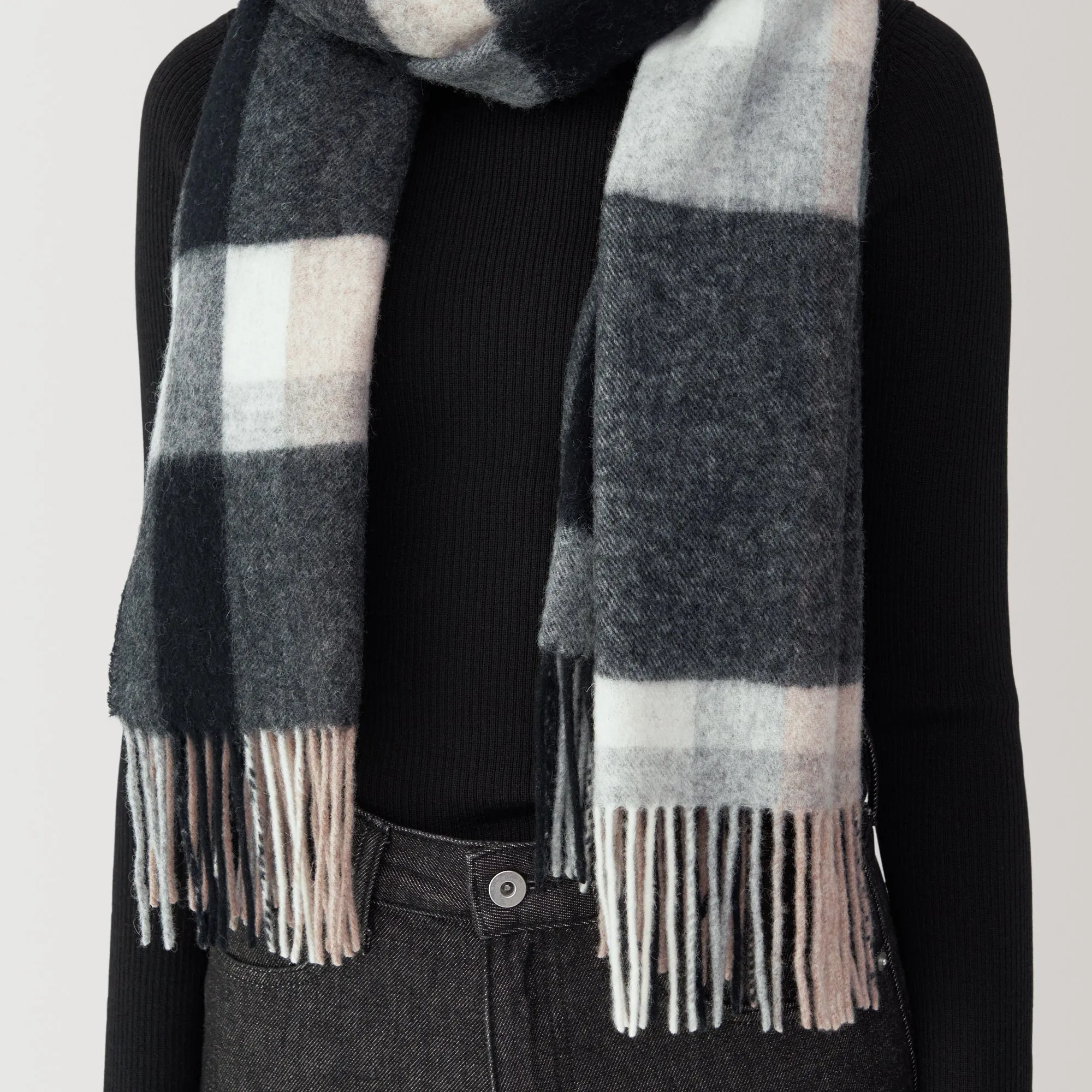 Wool Blanket Patterned Stole