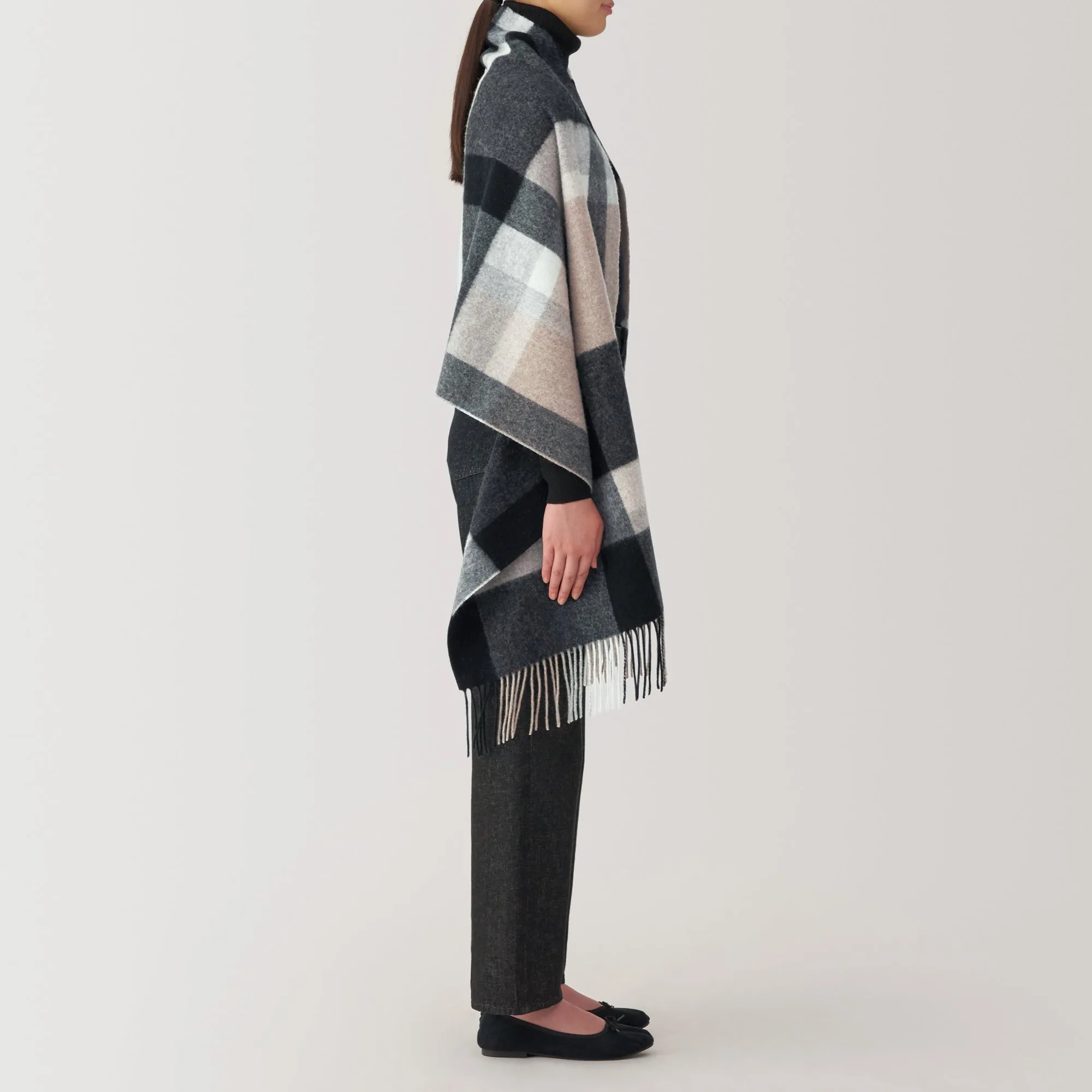 Wool Blanket Patterned Stole