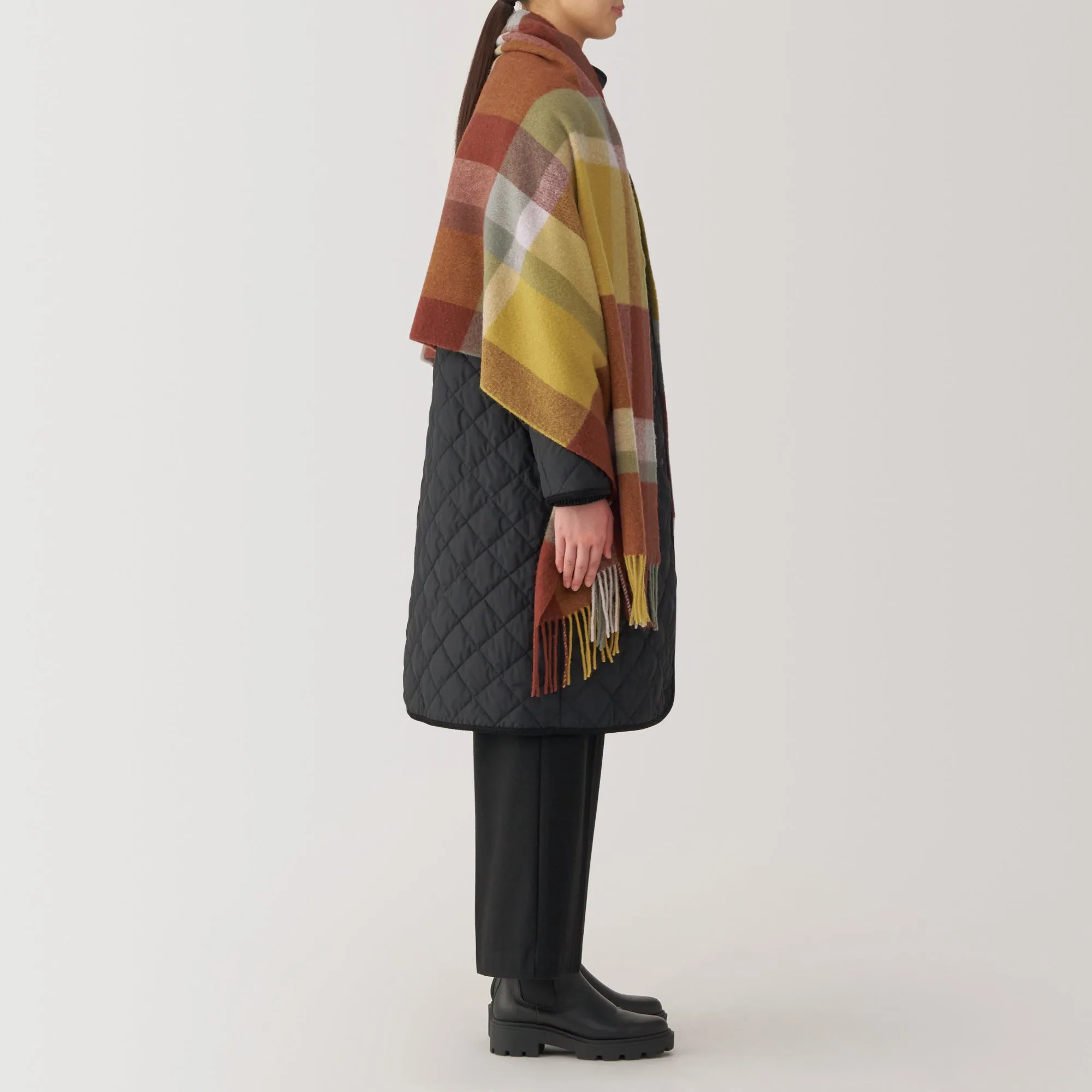 Wool Blanket Patterned Stole